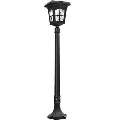 Solar Led Garden Pillar Light Solar Powered Outdoor Landscape Lights