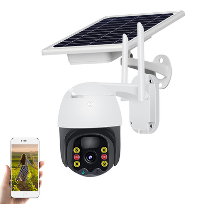 NIGHT VISION PTZ dome solar powered APP 2way WiFi solar powered security camera pro power cctv outdoor camera audio camhi