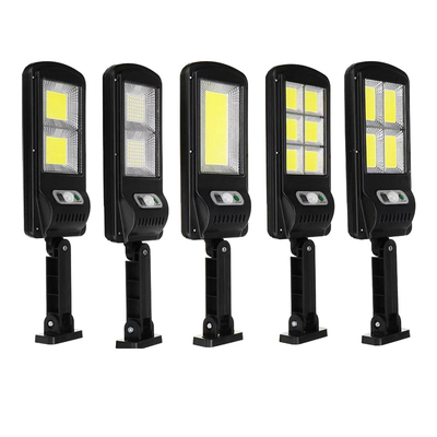Residential Outdoor High Power Security Light Led Wall Lamp IP65 Body Waterproof Motion Sensor Smart Remote Control Solar Street Lights
