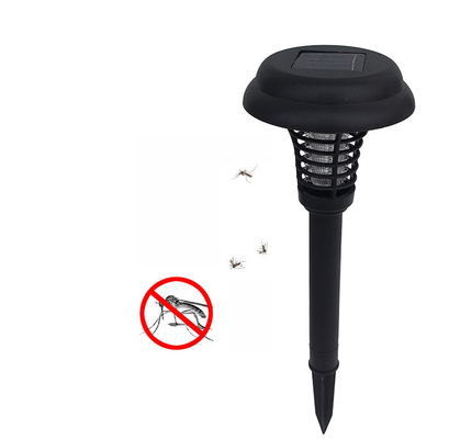 Viable Outdoor Yard Garden Mosquito Insect Pest Killer Solar Powered Lawn Light UV Lamp