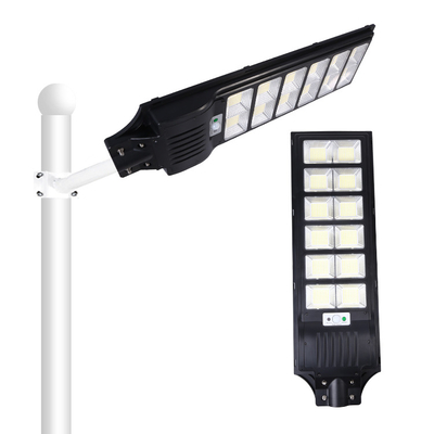 Garden 600W Energy Saving ABS IP65 Solar Street Light Radar Detector And Road Lighting Remote Control Led Street Light