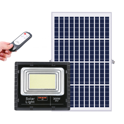 Outdoor Solar Light Sports Stadiums Rechargeable 5000MA Battery Garden Flood Led